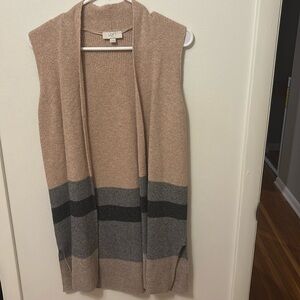 Loft outlet open front cardigan